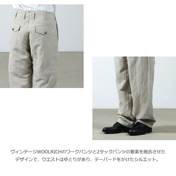 楽天市場】【30% OFF】 WOOLRICH ウールリッチ WOOL LINEN WIDE 
