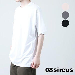08sircus �[���G�C�g�T�[�J�X Organic cotton cross jersey over tee �I�[�K�j�b�N�R�b�g���N���X�W���[�W�[�I�[�o�[�e�B�[