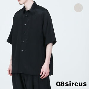08sircus (�[���G�C�g�T�[�J�X) Viscose washer back dolman split shirt / ���B�X�R�[�X���b�V���[�o�b�N�h���}���X�v���b�g�V���c