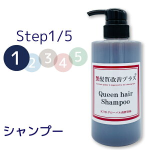 Queen hair Shampoo 450ml ボトル 美容室専売 シャンプー ヘマチン 美容室 おすすめ