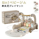 赤ちゃん 知育玩具 5in1ベビージム 感覚刺激 新生児プレイマット 新生児音楽フィットネス 5in1ベビージム 室内遊具 プ…