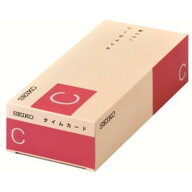 セイコー SEIKO タイムカード Cカード【全締日・両面6欄】