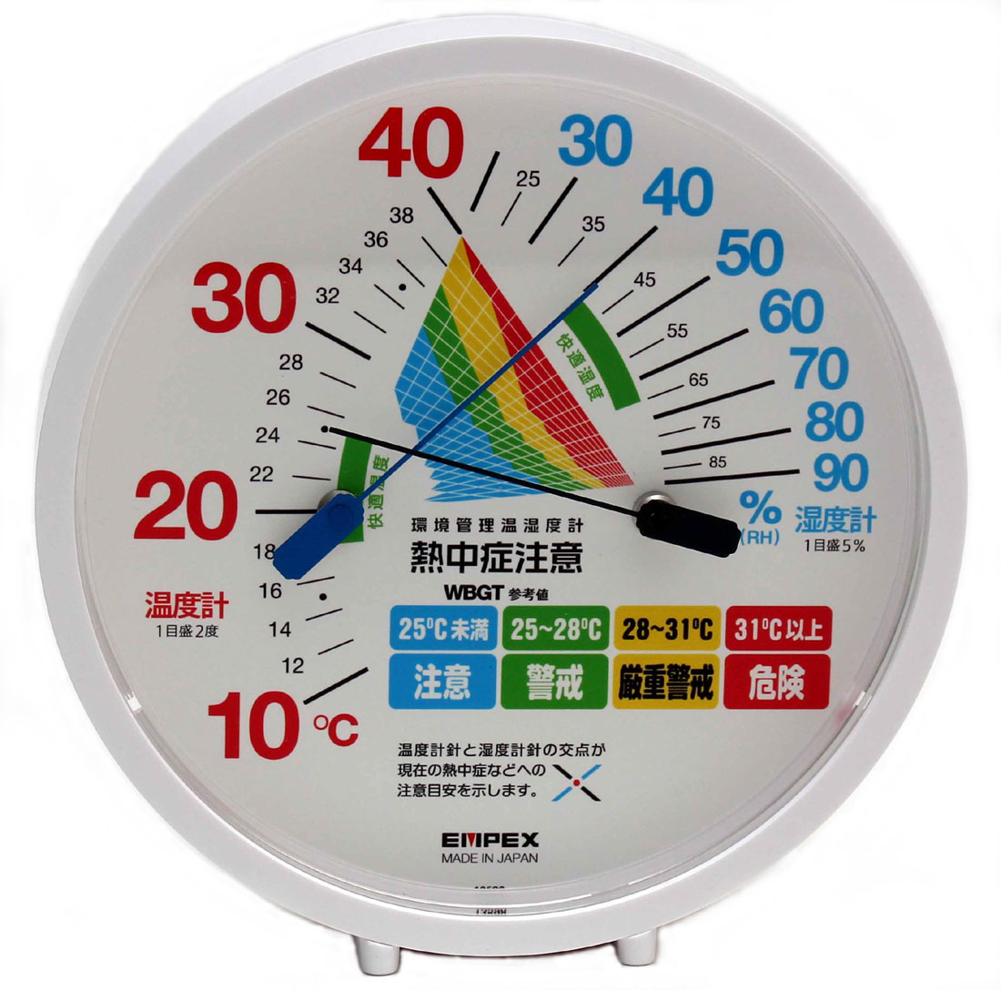 屋内での熱中症に注意 温度 湿度管理をして 快適な夏を過ごそう 熱中症注意 湿度計 TM-2484 超激得SALE 今年人気のブランド品や 環境管理温
