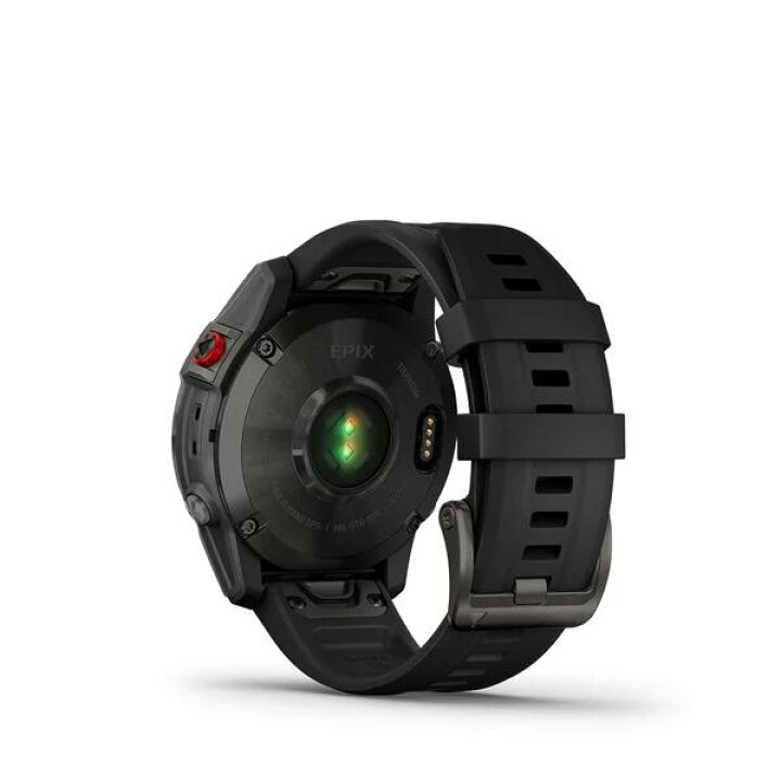 楽天市場】ガーミン epix Sapphire Carbon Gray DLC Ti / Black 
