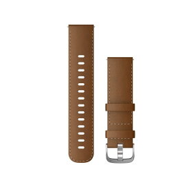 Quick Release バンド 22mm Brown Leather / Silver GARMIN