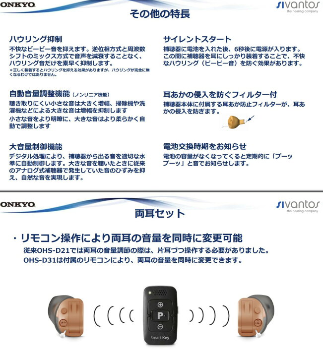 楽天市場】オンキヨー ONKYO 耳あな式 補聴器 OHS-D31R(右耳) 付属のリモコンで簡単に48段階音量調整可能日本全国送料無料・代引手数料無料6630222 5714880169645 : IDA-Online 楽天市場】オンキヨー ONKYO 耳あな式 補聴器 OHS-D31R(右耳) 付属のリモコンで簡単に48段階音量調整可能日本全国送料無料・代引手数料無料6630222 5714880169645 : IDA-Online