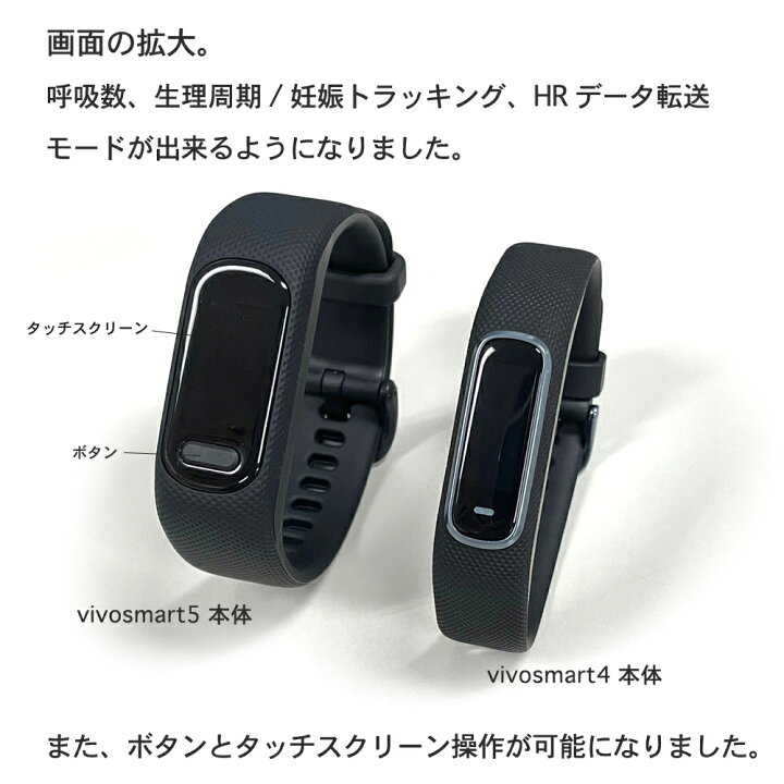 楽天市場】vivosmart 5 Black Lサイズ GARMIN ガーミン IDA  