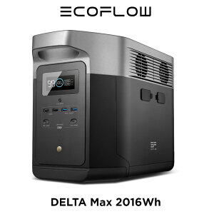 EcoFlow@DELTA Max 2000@2016Wh/560,000mAh|[^udƒp ~dr d@ |[^uobe[ }[d 2ht[d AvΉ h ACo3000W(T[W6000W) pd d Lv Ԓ A