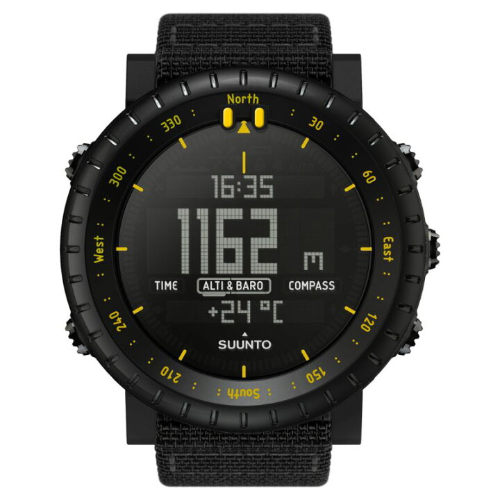 楽天市場】SUUNTO CORE Black Yellow TX [国内正規品] (スント コア  