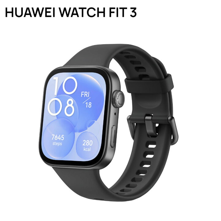 楽天市場】Huawei WATCH Fit3 Black国内正規品(ファーウェイ ウォッチ  