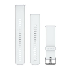 �y�䂤�p�P�b�g�֔z���zQuick Release �o���h 22mm Whitestone Silicone / SilverGARMIN �K�[�~�� �A�N�Z�T���[