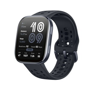Amazfit Bip 6 (SP170074-C) 国内正規品 アマズフィット ビップ6 GPS搭載 AMOLEDディスプレイ Zepp Flow搭載 着信通知 iPhone/Android に対応 スポーツウォッチ スマートウォッチ ランニング 健康管理 Bip6