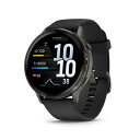 エントリーで最大100%ポイントバック ガーミン Venu 4 45mm Slate / Black 品番：010-03014-30　GARMIN LEDフラッシュライト マイク&スピーカー対応 第5世代光学式心拍計 ヴェニュー フォー ベニュー フィットネス GPS スマート ウォッチ 0753759362584 メーカー1年保証