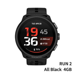 �y9��29���V�����zSUUNTO RUN 2 All Black (4GB) �X���g ���� 2 �I�[���u���b�N 4GB �������K�i 2�N�ۏؕt SS051723000 RUN2 GPS �����j���O�E�H�b�` �X�}�[�g�E�H�b�` �����E����萔������ ������ �M�t�g