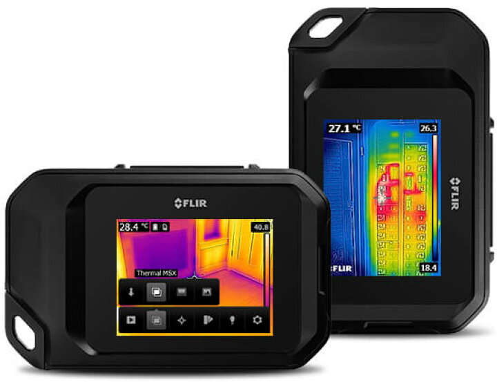 楽天市場】FLIR C2ポケットサイズ 赤外線サーモグラフィ FLIR(フリアー 