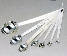 極厚計量スプーン 7本セット 18-8ステンレス製