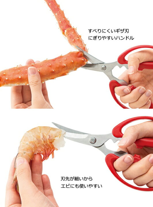 楽天市場 かにはさみ かにスパッはさみ 蟹用ハサミ カニハサミ キッチンラボ 楽天市場店