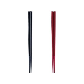 ナイロン角箸 18cm（全2色）滑り止め付き
