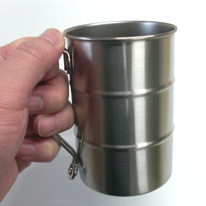 ナガオ ドラム缶マグカップ 350ml 18-8ステンレス 日本製 キッチンラボ ナガオ ドラム缶マグカップ 400ml タンクマグ04 T34 76 日本製