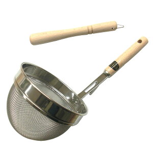 万能こし器 棒付き(大)みそこし ステンレス 味噌こし