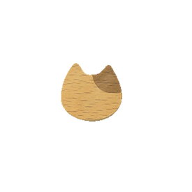 Mio 箸おき（ブチ）猫の箸置き