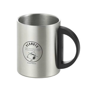 スヌーピー(ウィズ・ユー)二重ステンレスマグ 270ml