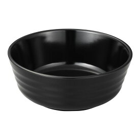 浅型小鉢 黒 250ml メラミン和食器 BL-11B