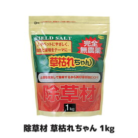 薬を使わない除草作戦、1ヶ月後が違う 除草剤　雑草対策 安全　安心　無害　草取り 無農薬だけど強力「除草」 日本製 ●除草材　草枯れちゃん 1kg