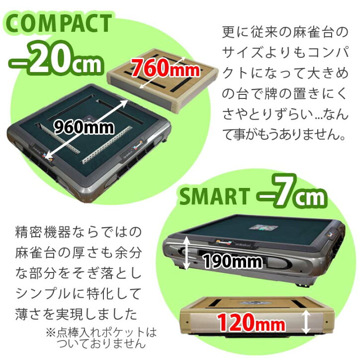 楽天市場】全自動麻雀卓 カバー組立不要 極小 超軽量 薄型 簡単組立 