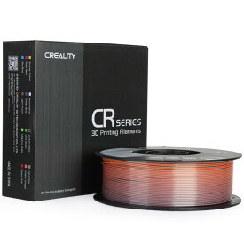 3Dプリンター CR-シルク フィラメント 虹色 レインボーカラー Creality社 Enderシリーズ純正 直径1.75mm 3Dプリンター用 家庭用 業務用 シルクフィラメント 市場99％以上のFDM式3Dプリンターに対応可能