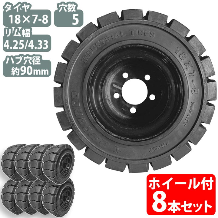楽天市場】フォークリフト タイヤ 新品 フォークリフト ノーパンク 