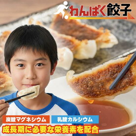 わんぱく餃子 50個～ (1袋25個入り) カルシウム マグネシウム 栄養 わんぱく餃子 ジュニアアスリート シニア 補助　偏食 サプリ 体作り プロテイン 餃子 惣菜 おつまみ