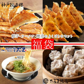 福袋 餃子 餃子四種100個・とりがら醤油ラーメン10人前・肉汁焼売15個 冷凍食品 冷凍福袋 自家製麺 大盛り 中華セット 大容量 大粒焼売 黒豚焼売 満足 送料無料 食品 冷凍 餃子 ラーメン ギョーザ イデア食品館 神戸餃子楼 麺屋弍星 だるま焼売