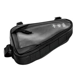 ideamall 自転車 バッグ フレーム ロードバイク トップチューブバッグ 荷物 小物入れ 反射 ブラック