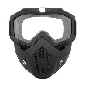 ideamall サバゲー マスク フェイスガード ゴーグル タクティカルゴーグル 防護 防水 眼鏡対応