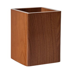 ideamall ペン立て 木製 おしゃれ ペンスタンド 卓上 収納 鉛筆立て ぺんたて シンプル