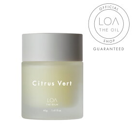 【正規販売】[LOA THE BALM] ロア ザ バーム シトラスヴェール /40g マルチバーム ヘアバーム レディース ヘアスタイリング剤 サロン ロアバーム パフュームバーム 香水 ヘア 髪 髪の毛 バーム スタイリング いい匂い ヘアフレグランス 練り香水 オイルバーム シトラス