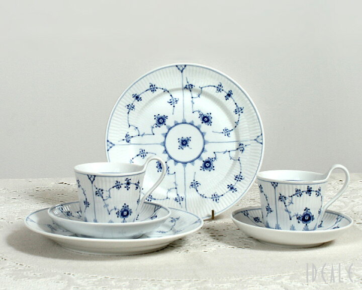 楽天市場】ロイヤルコペンハーゲン ブルーフルーテッド プレイン  