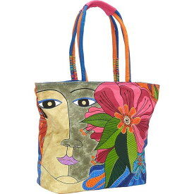 キャンバストートバッグ ショルダートート 布地 キャンバス トートバッグ ショルダー トート ローレルバーチ LAUREL BURCH BLOSSOMING SPIRIT Shoulder Tote