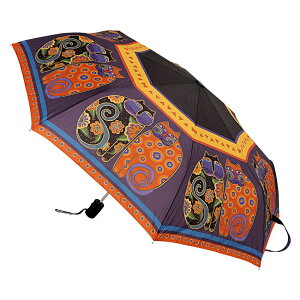 ܂肽ݎP ^b`J a 107Z` [o[` RpNgAu Lt@~[̃|[g[g Au P@܂肽  yCOMPACT UMBRELLAS Feline Family Portraitz