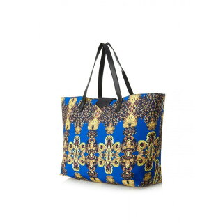 USA直輸入レディースショルダーバッグニーラアンソニーNilaAnthonyプリント柄ショルダートートバッグブルーWomen'sPrintedToteBagBlue