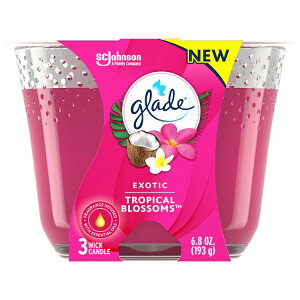 �O���[�h �l�C �L�����h�� �y��^ 3�c�z��^�L�����h�� �W���[�L�����h�� 3�E�B�b�N Glade 3 Wick Candle Air Freshener �G�L�]�`�b�N�ȃg���s�J���u���b�T�� 193g�A���}�L�����h�� �A�� �C�O �t���O��