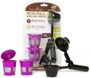 ėp\KJbv|bhtB^[ R[q[tB^[ R[q[XN[v o[pbN ECO-Fill K-Cup Pod Filters and Coffee Scoop lC A Lb` G
