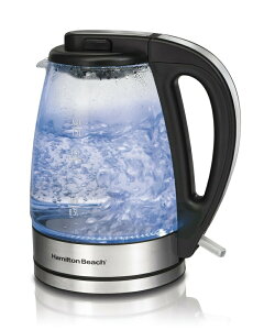 dCPg R[hX lC Hamilton Beach n~gr[` 1.7L LED KX 40865 dC|bg Glass Electric Kettle 1.7-Liter Lb` Ɠd A CO v[g