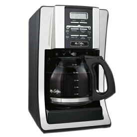 コーヒーメーカー ミスターコーヒー 12カップ プログラマブル Mr. Coffee BVMC-SJX33GT Programmable Coffeemaker Chrome シルバー