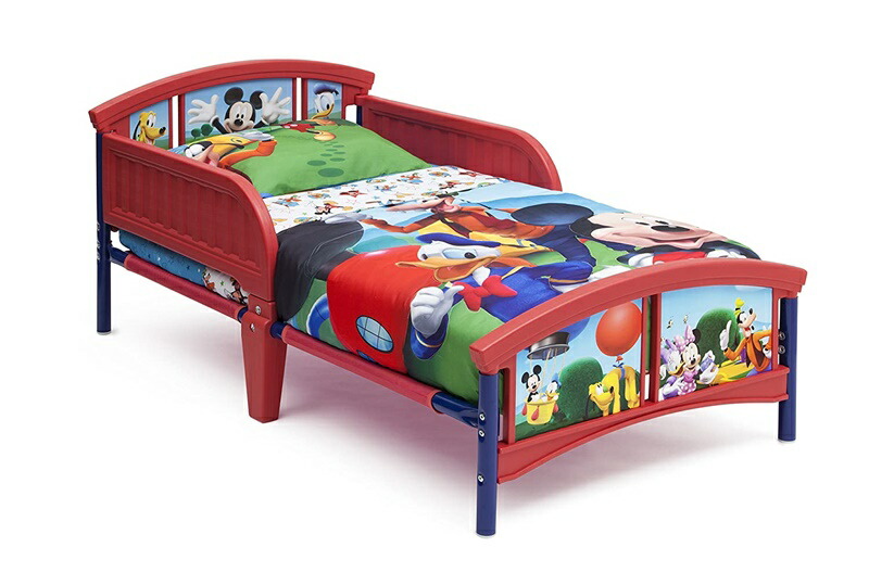 数量限定!特売ベビーベッド Disney (ディズニー) ミッキーマウス Delta デルタチュルドレン Children's 組み立て式 子供用ベッド  ベッド