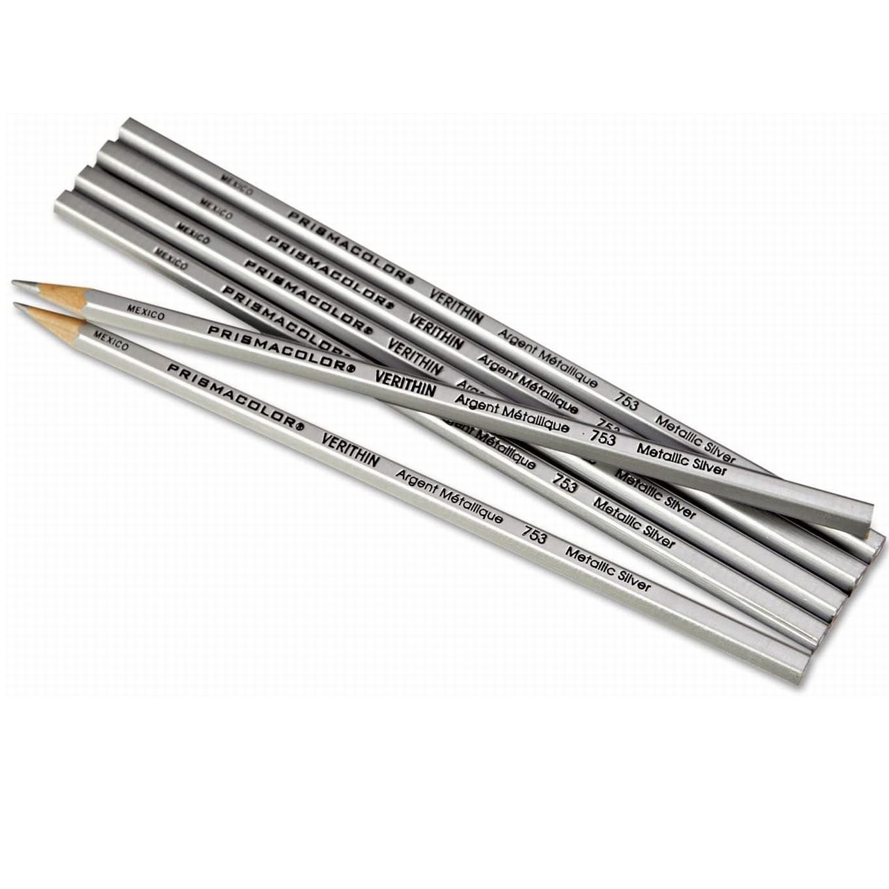 人気ショップが最安値挑戦 送料無料 色鉛筆 最高品質のPrismacolor Premier プリズマカラー色鉛筆 進呈 5%オフクーポン AL完売しました。 SANFORD サンフォード プリズマカラー シルバーメタリック Metallic Pencils ステイホーム 福袋 最高品質の色鉛筆 Verithin Prismacolor Silver クリスマス Colored