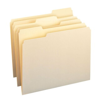 送料無料!!書類整理がとても簡単にSmeadマニラファイルフォルダー1/3-CutTab,LetterSizeManila100perBox