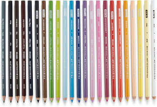 プリズマカラー23色セット高品質の色鉛筆