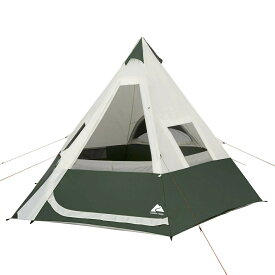 アウトドア 輸入 テント オザークトレイル ティーピー 7人用 円錐形 グリーン Ozark Trail Teepee Tent